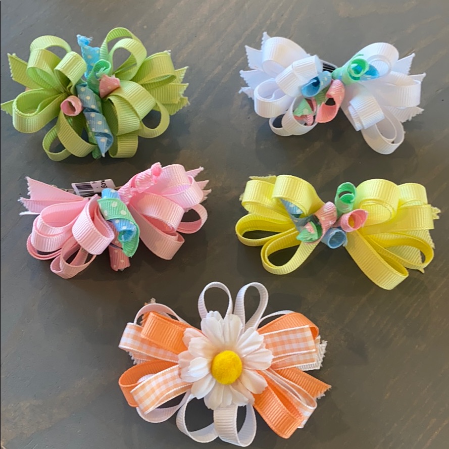Brand New Party Barrettes 5 Pieces